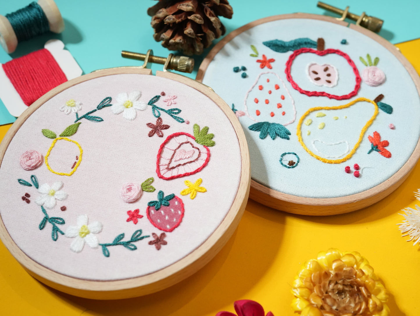 Fresh Picks Embroidery Kit