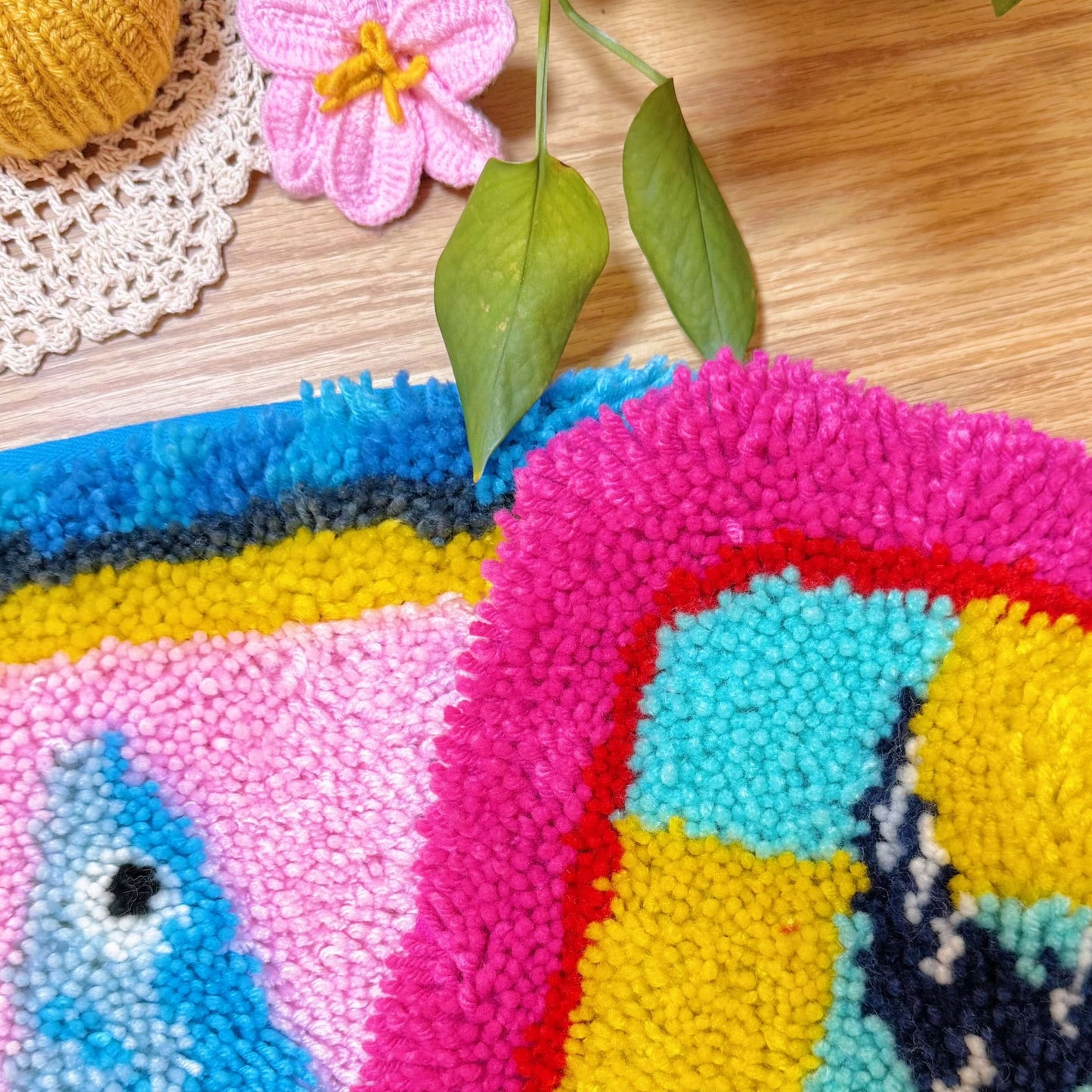 Retro Sardines Latch Hook Rug Kit