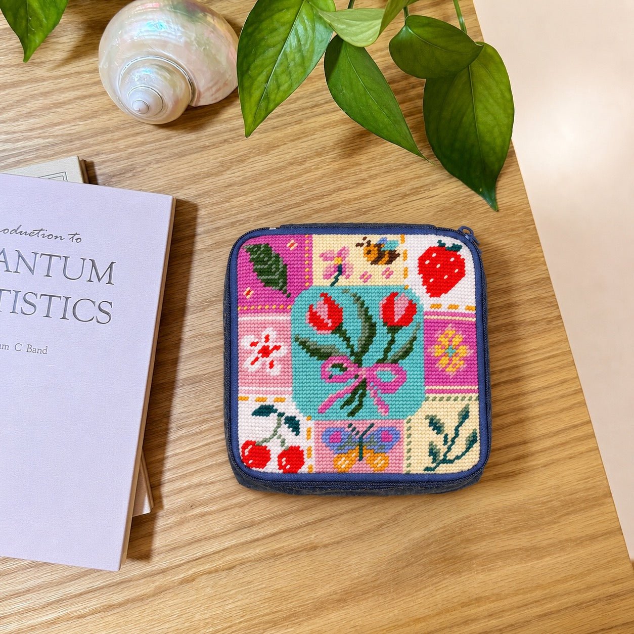 Blooming Patchwork Half-Stitc Kit