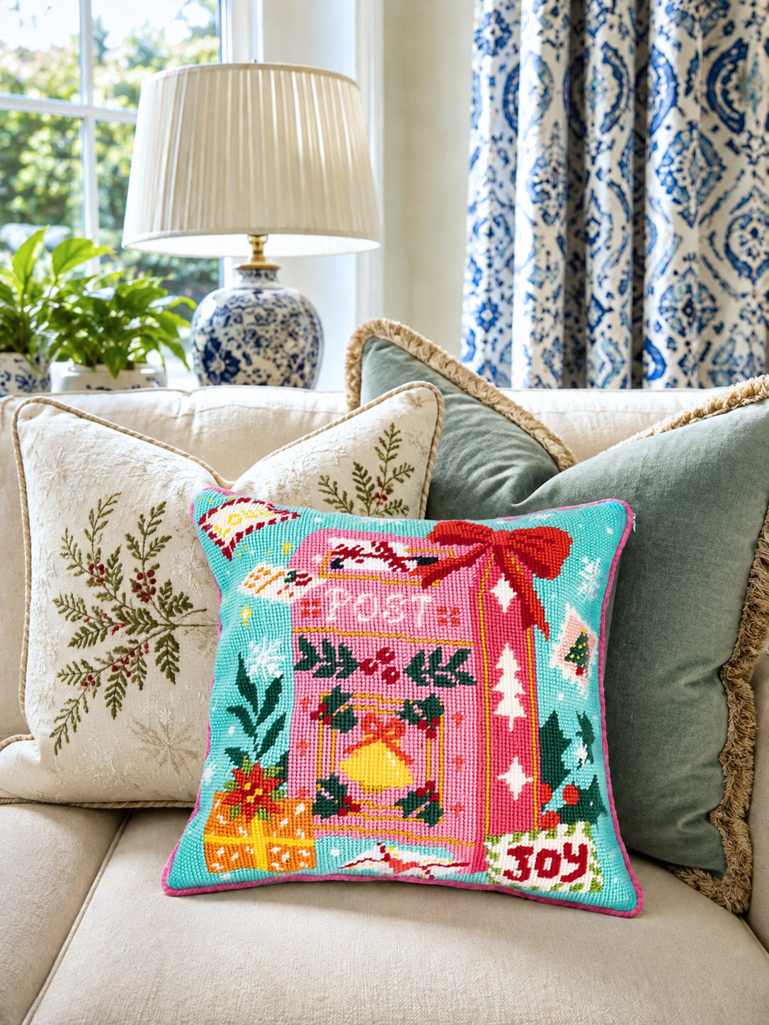 Dear Christmas Needlepoint Cushion Kit