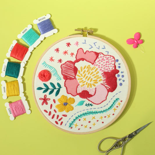 Spring Embroidery Beginner Kit