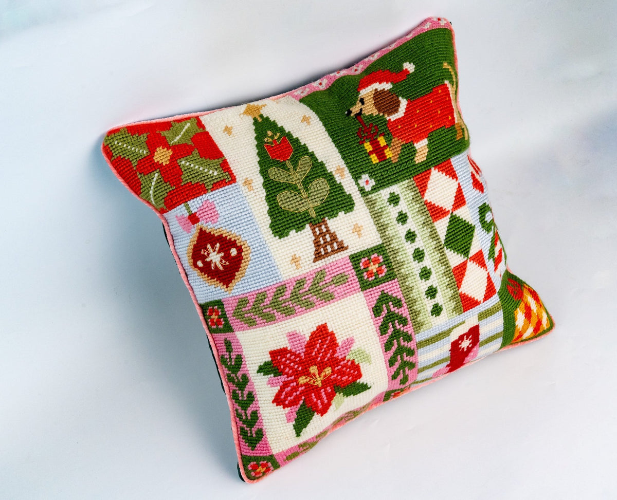 Merry Little Moments Needlepoint Cushion Kit