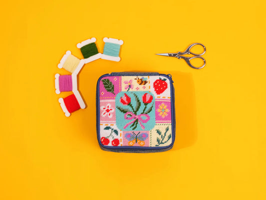 Blooming Patchwork Half-Stitc Kit