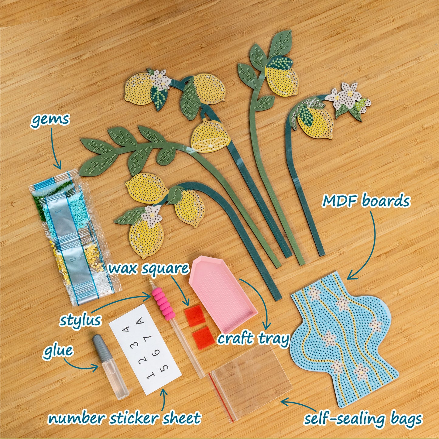 Lemon Grove Reverie 3D Diamond Painting Kit