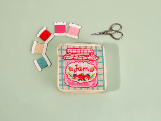 Sweet Strawberry Jam Half-Stitch Kit